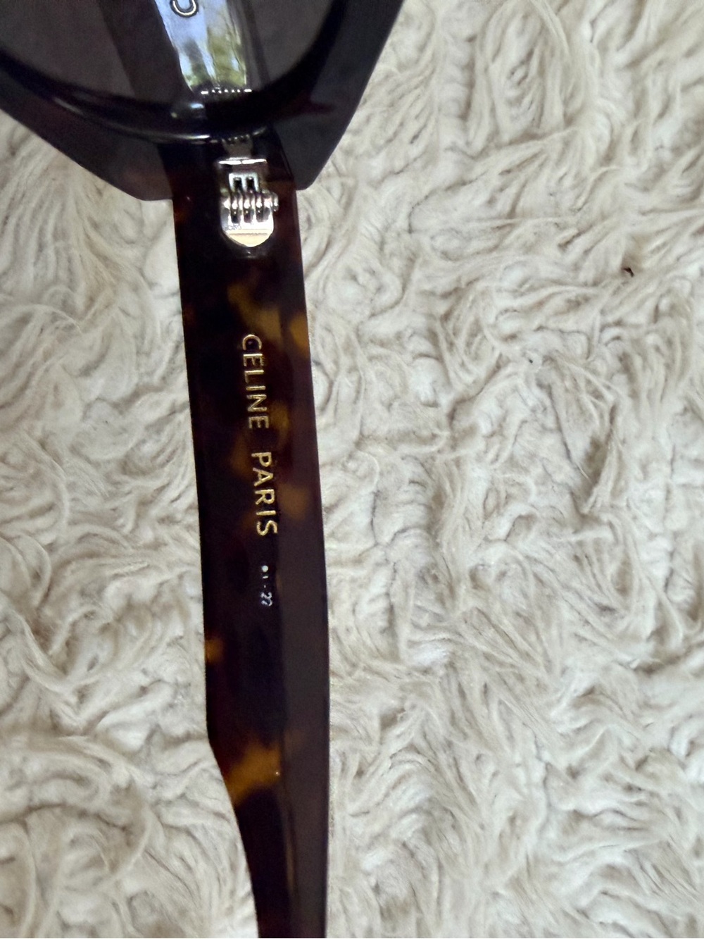 Celine Tortoise Triomphe Cat Eye Sunglasses - CL40238U - Picture 9 of 12